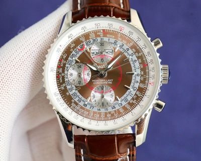 Breitling 43MM in Diameter Etc.7751 Movement with Complications Brown Watch